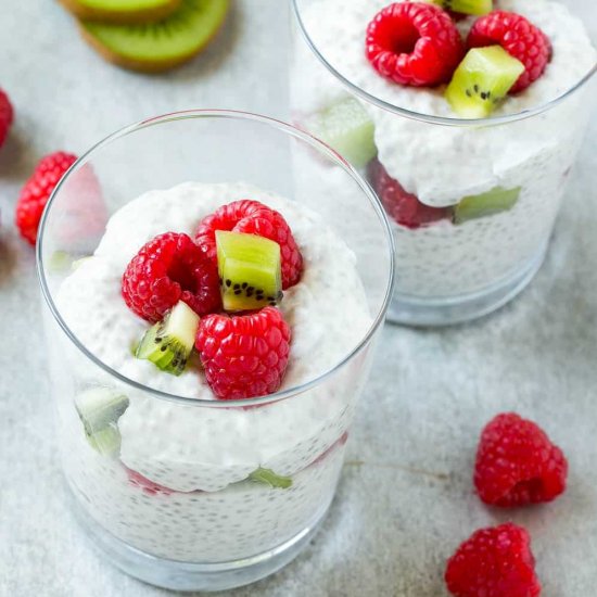 4-Ingredient Coconut Chia Pudding