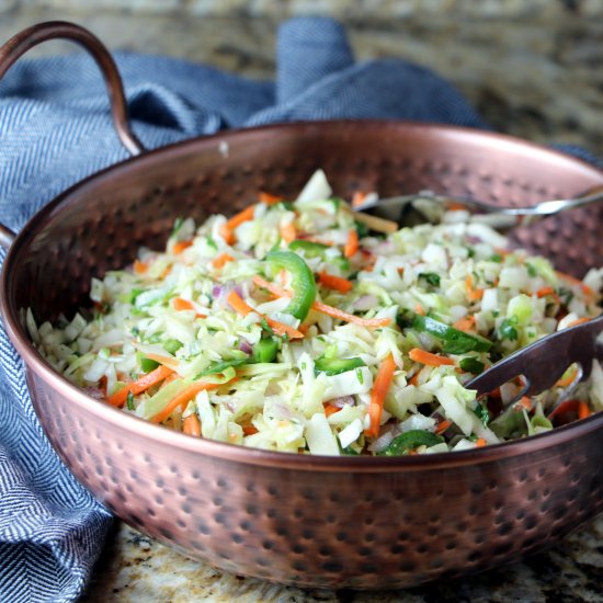 Zesty Jalapeno Coleslaw