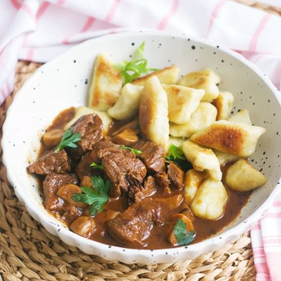 Beef Stew With Dark Beer