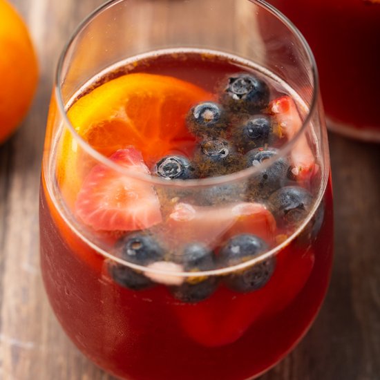 Raspberry Mandarin Rosé Sangria