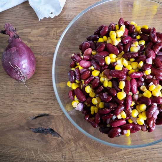 Corn Kidney Beans Salad