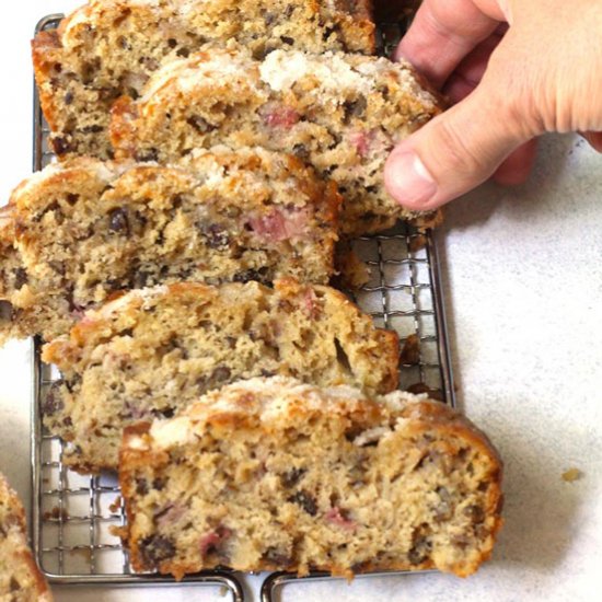 Rhubarb Nut Bread