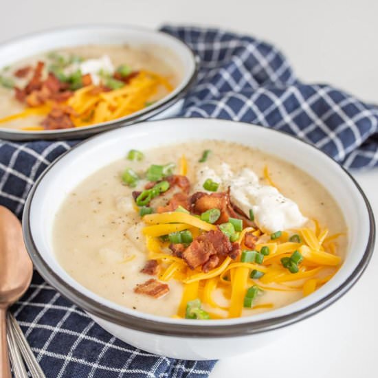 Instant Pot Baked Potato Soup