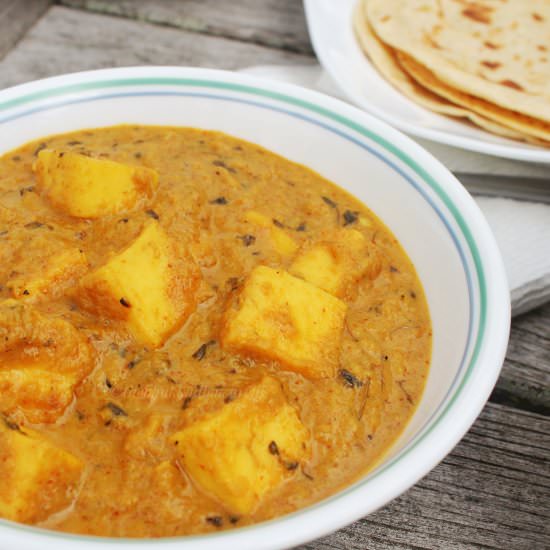 PANEER BUTTER MASALA (without tomat