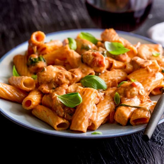 Creamy Chicken Chili Pasta