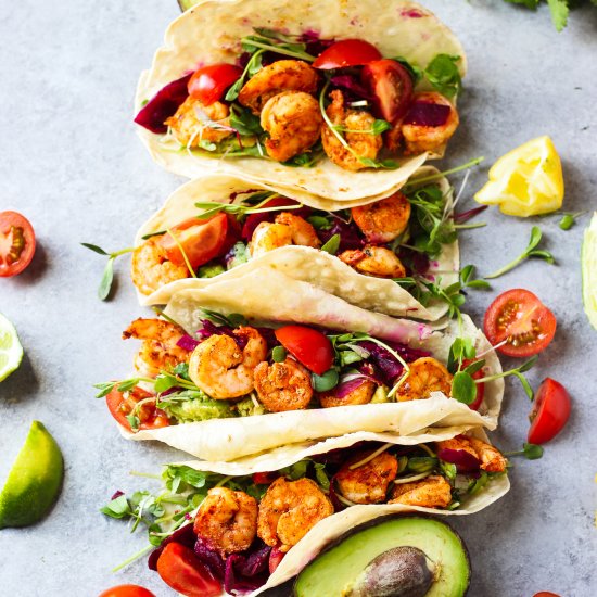 Spicy Shrimp Tacos (Grain-Free)