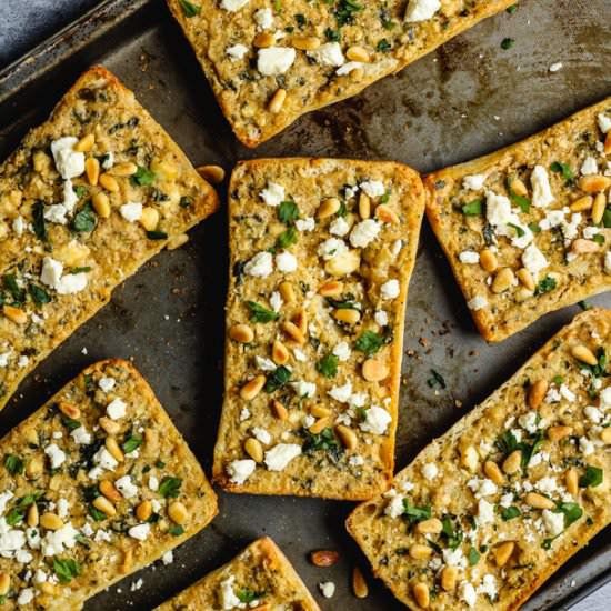 Tahini Garlic Bread