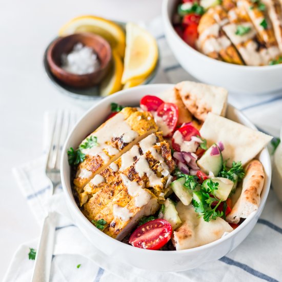 Delicious Chicken Shawarma Bowl