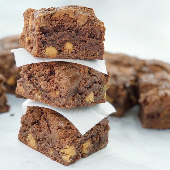 Peanut Butter Nutella Brownies