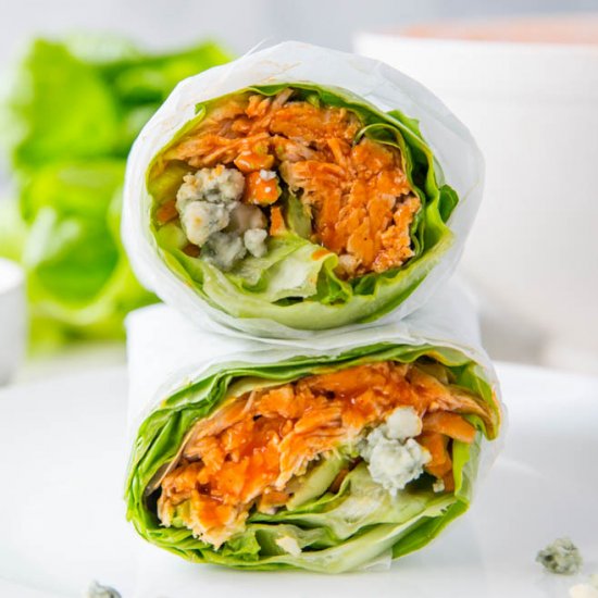 Buffalo Chicken Lettuce Wrap