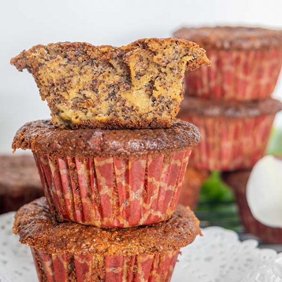 Grain-Free Poppy Seed Apple Muffin