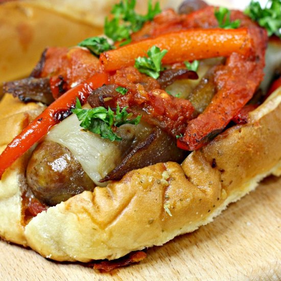 Italian Sausage and Pepper Hoagies