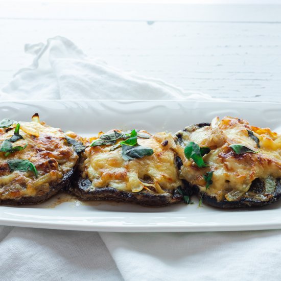 Portobello Mushrooms à la Dijon