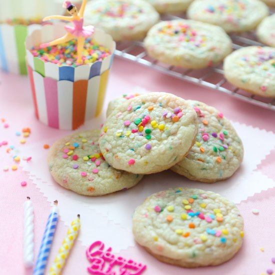 Birthday Cake Cookies