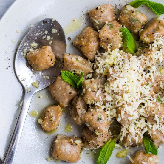 Gnocchi di pane (bread gnocchi)