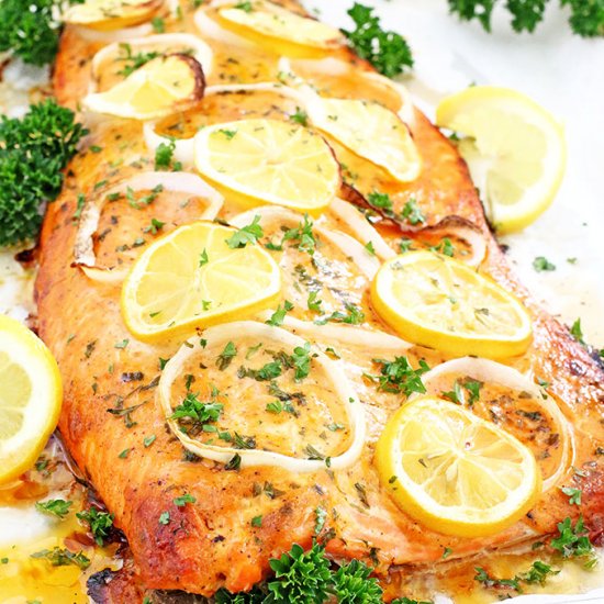 Lemon Pepper Baked Salmon