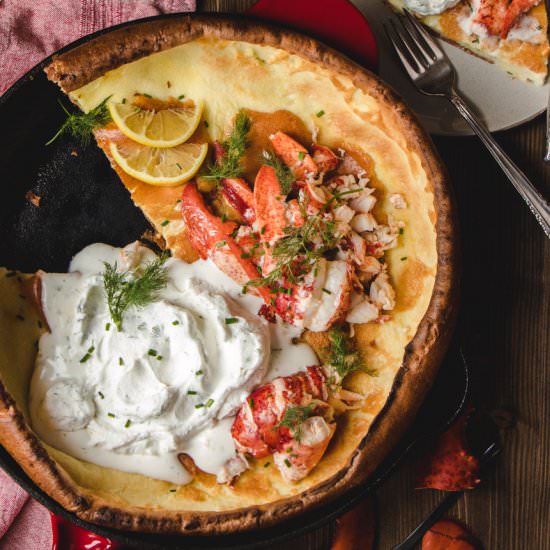 Lobster Dutch Baby Pancake