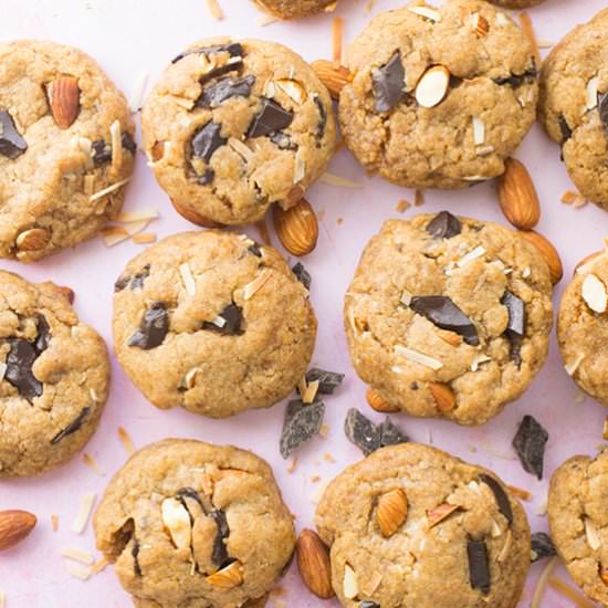 Vegan Almond Joy Cookies