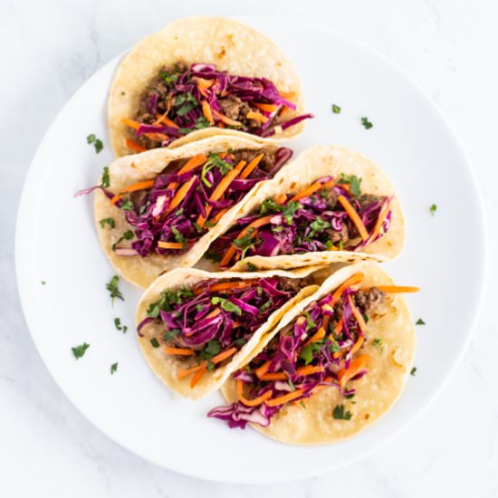 Low FODMAP Korean Tacos