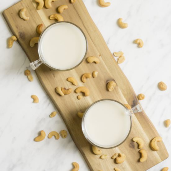 Homemade Cashew Milk