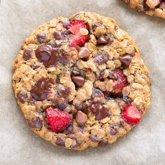 Healthy Strawberry Cookies