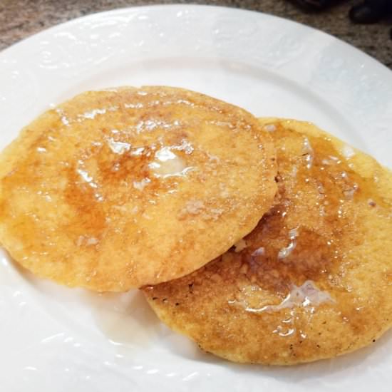 Vegan Cornbread Pancakes