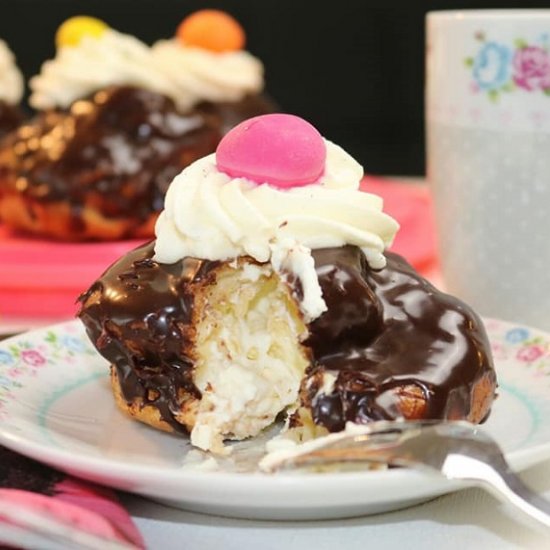 Chocolate Cream Puffs