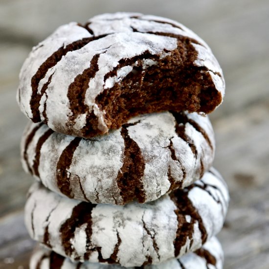 Chocolate Crinkle Cookies