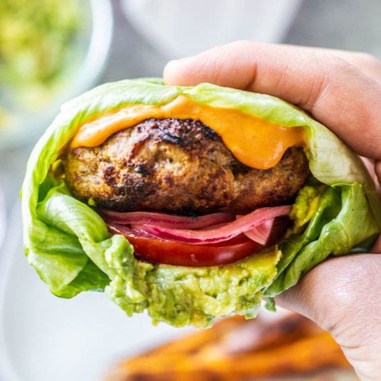 Healthy Grilled Turkey Burgers