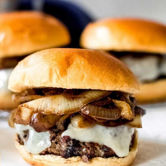 Mushroom Swiss Burger