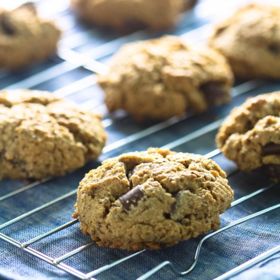 Flourless Chocolate Chip Cookies