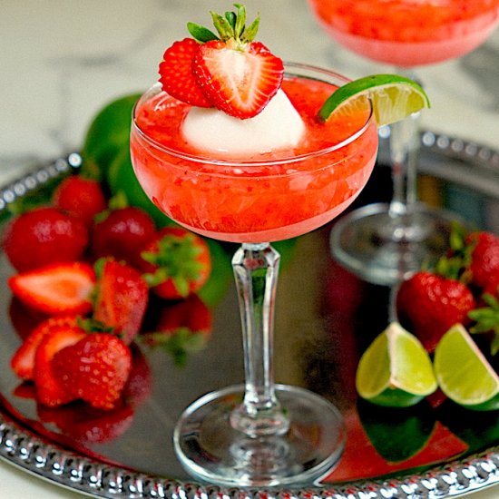 Strawberry Sorbet Margarita