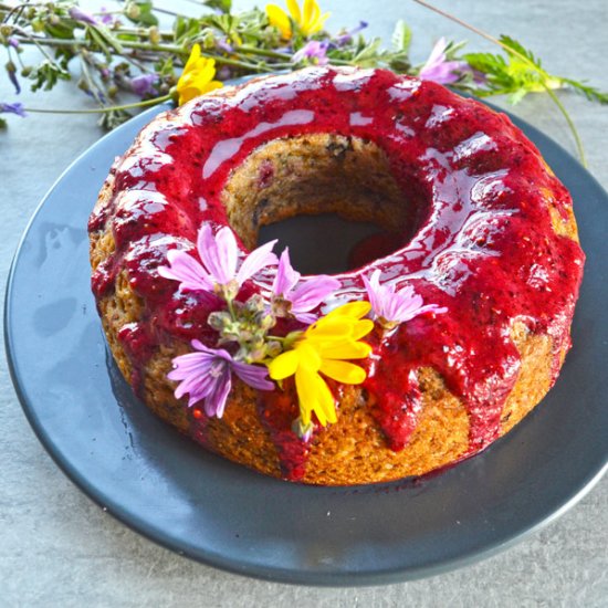 Forest Fruit Yogurt Bundt Cake