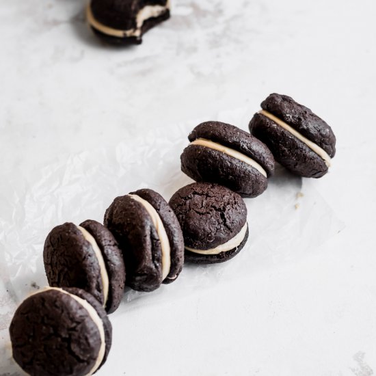 Chocolate Espresso Sandwich Cookies