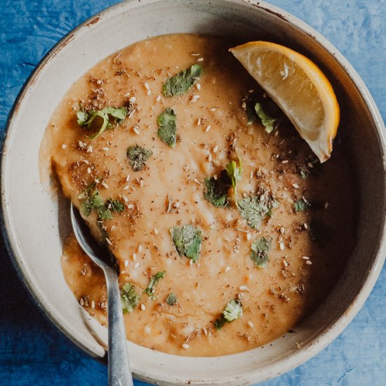 Instant Pot Za’atar Split Pea Soup