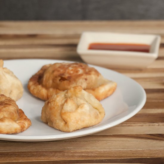 Fried Tibetan Momo Dumplings