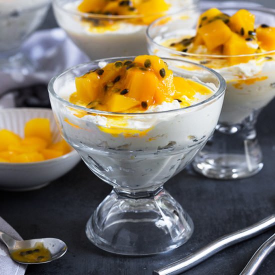 Mango & Passion Fruit Mousse