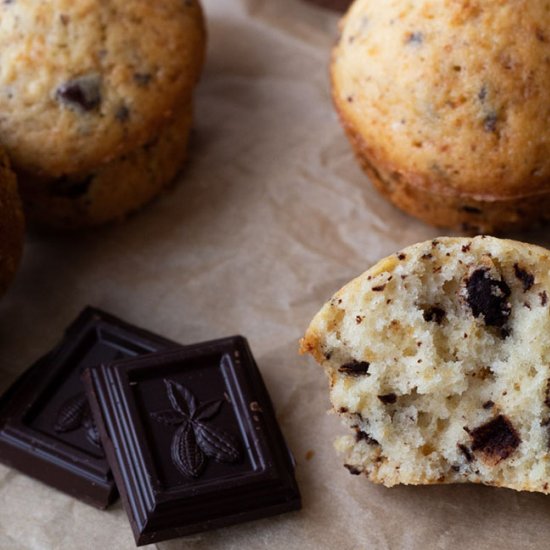 Chocolate chunk muffins