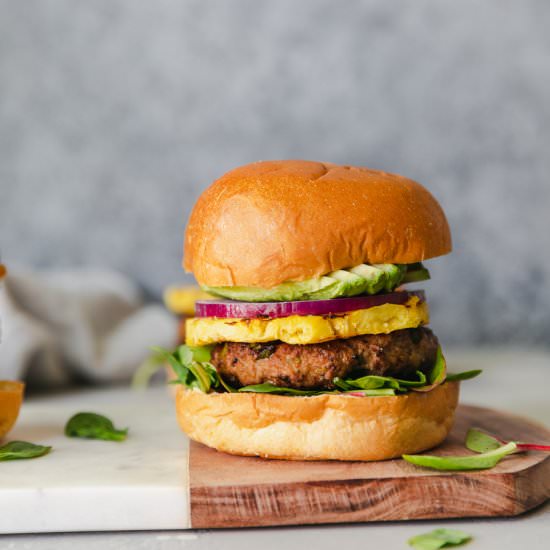 Hawaiian Turkey Burgers