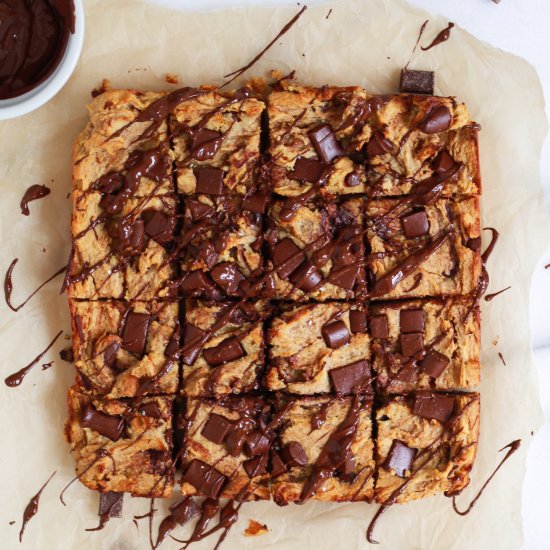 Paleo Chocolate Chip Blondies