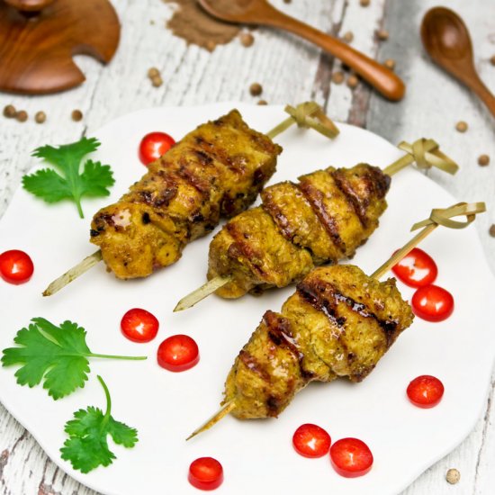 Malaysian chicken satay