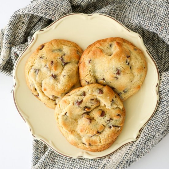 Bakery Style Chocolate Chip Cookies