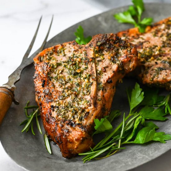 Grilled Veal Chops