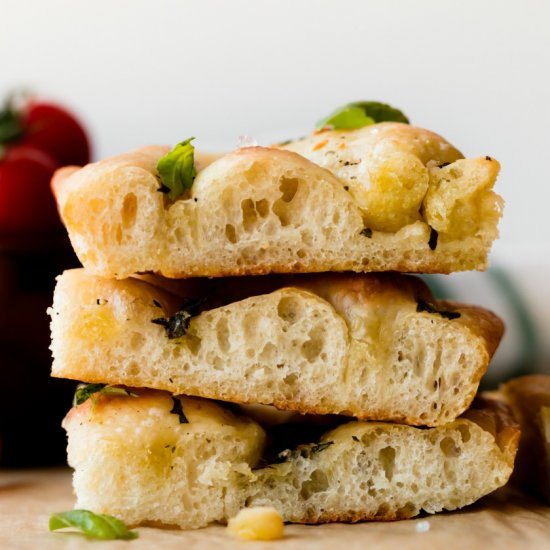 Garlic Rosemary Herb Focaccia