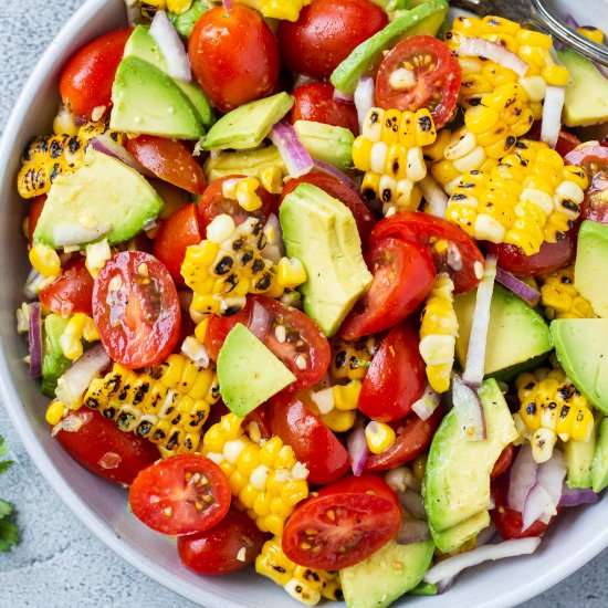 Corn Tomato Avocado Salad