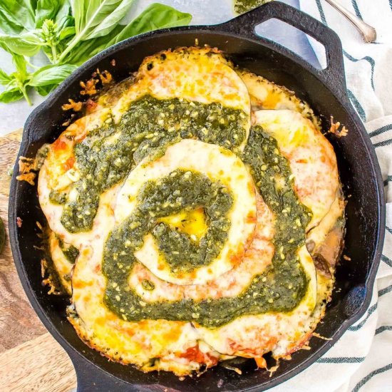 Keto Lasagna with Pesto