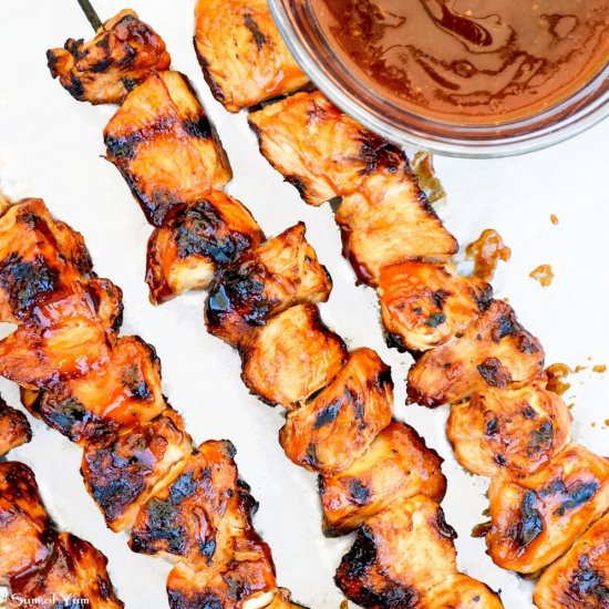 BBQ Chicken Skewers