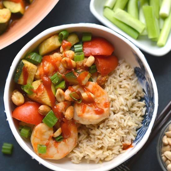 Gluten Free Kung Pao Shrimp