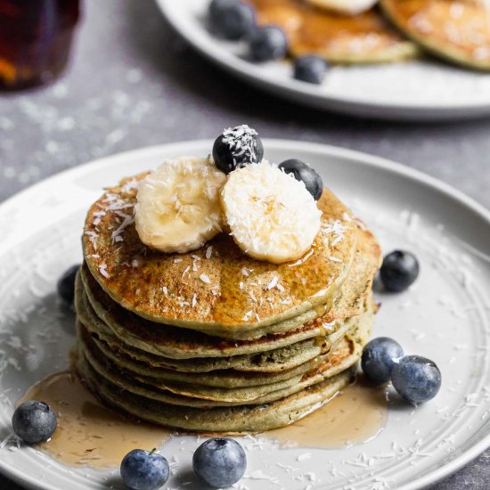 Coconut Banana Pancakes