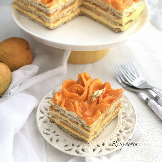 Mango ice-box cake